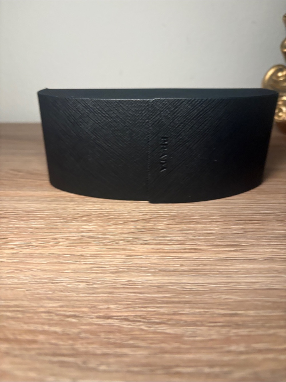 Prada Black Frame with White Arms Cat-Eye Sunglasses- With Case. AS IS - Picture 13 of 14